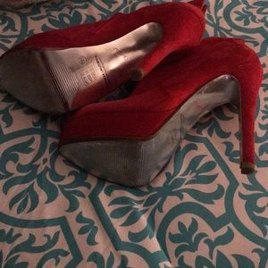Chinese Laundry Shoes - Cute red booties Chinese Laundry Shoes - Cute red booties